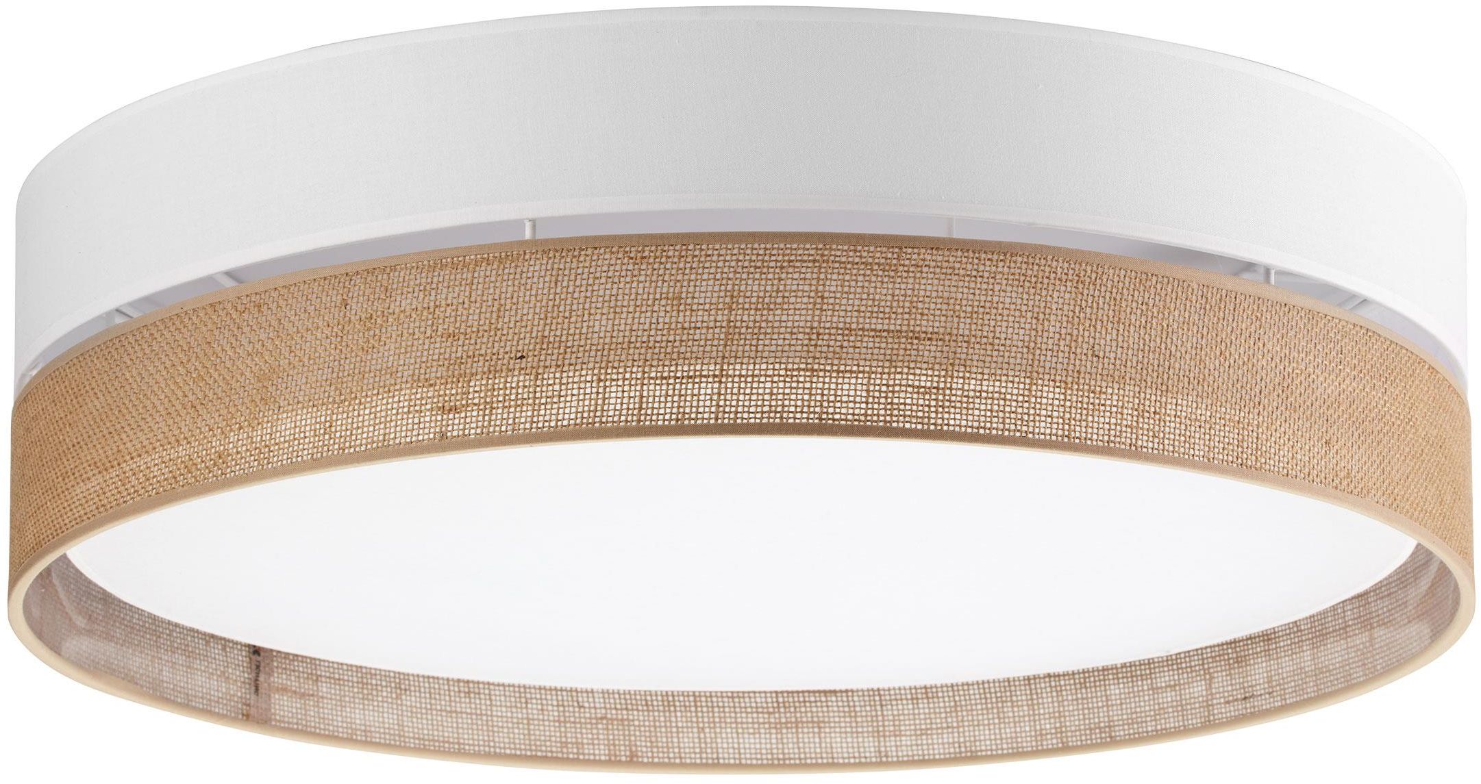 TK Lighting Linobianco Decke 4x15 W weiß-braun 6578