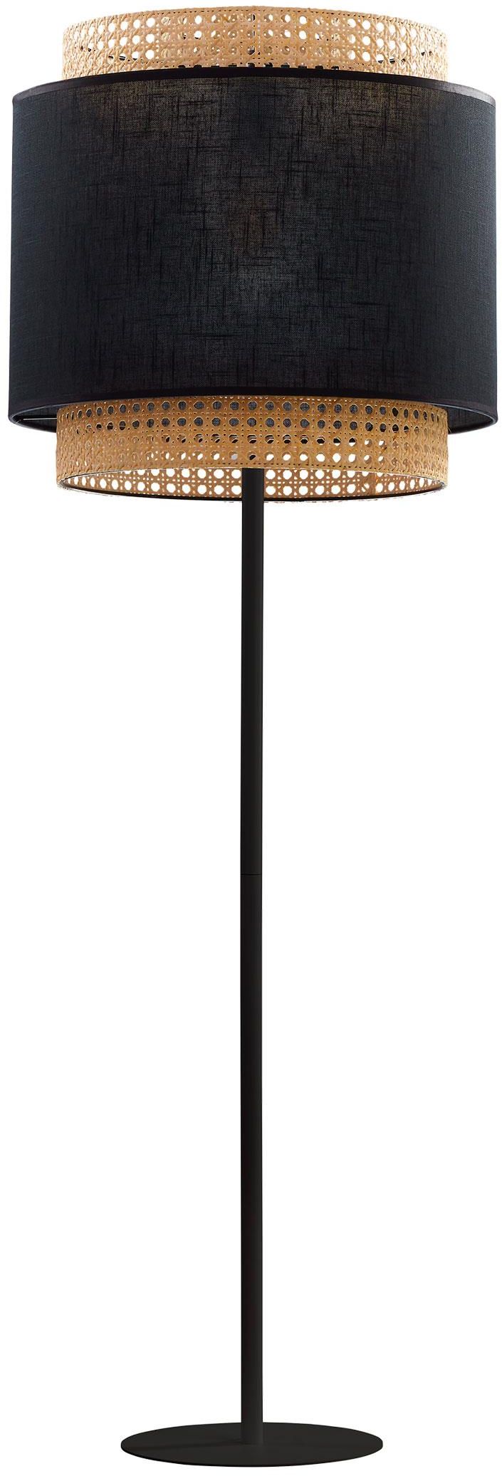 TK Lighting Boho Black Stehlampe 1x15 W schwarz-beige 5568