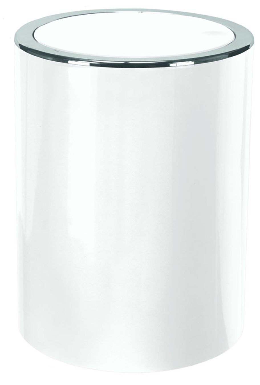 Kleine Wolke Clap Papierkorb 5 l weiß 5829114858