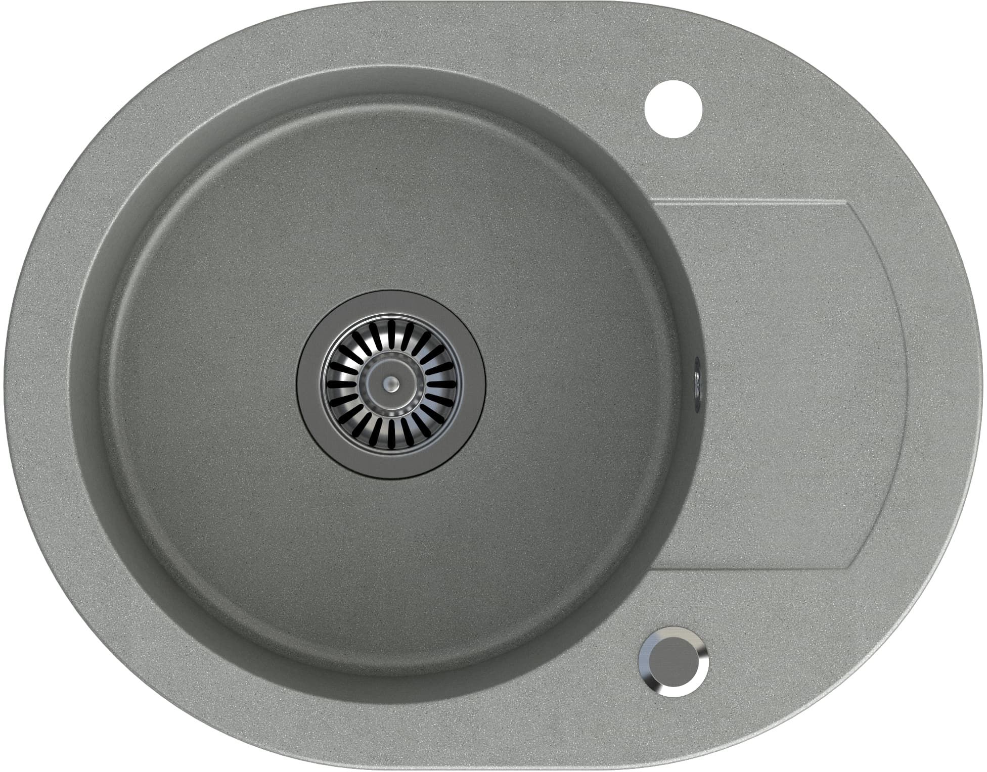 Quadron Johnny GraniteQ-Spüle 58.5x46 cm grau/graphit/onyx HCQC5846SZK