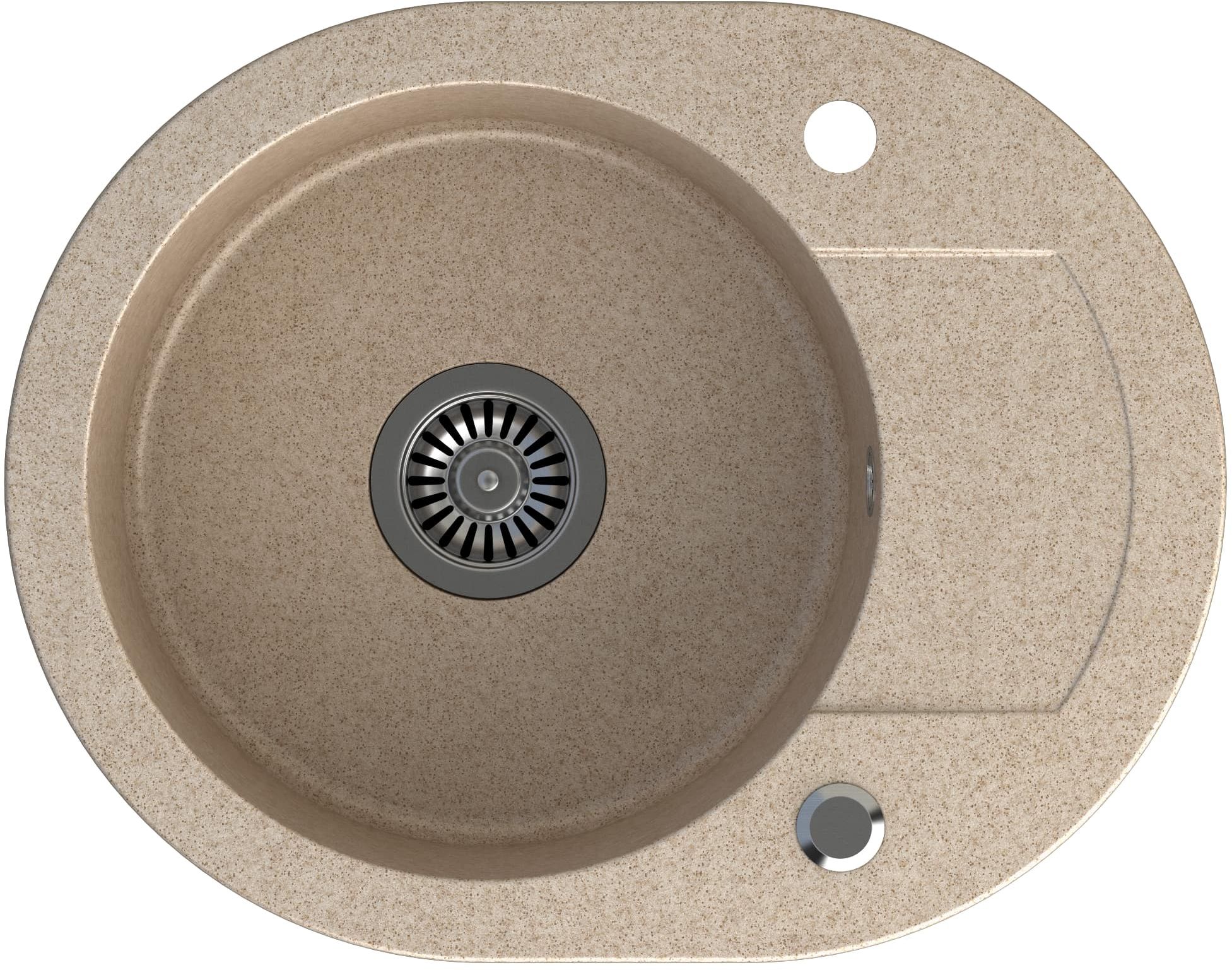 Quadron Johnny GraniteQ-Spüle 58.5x46 cm beige HCQC5846BEZK