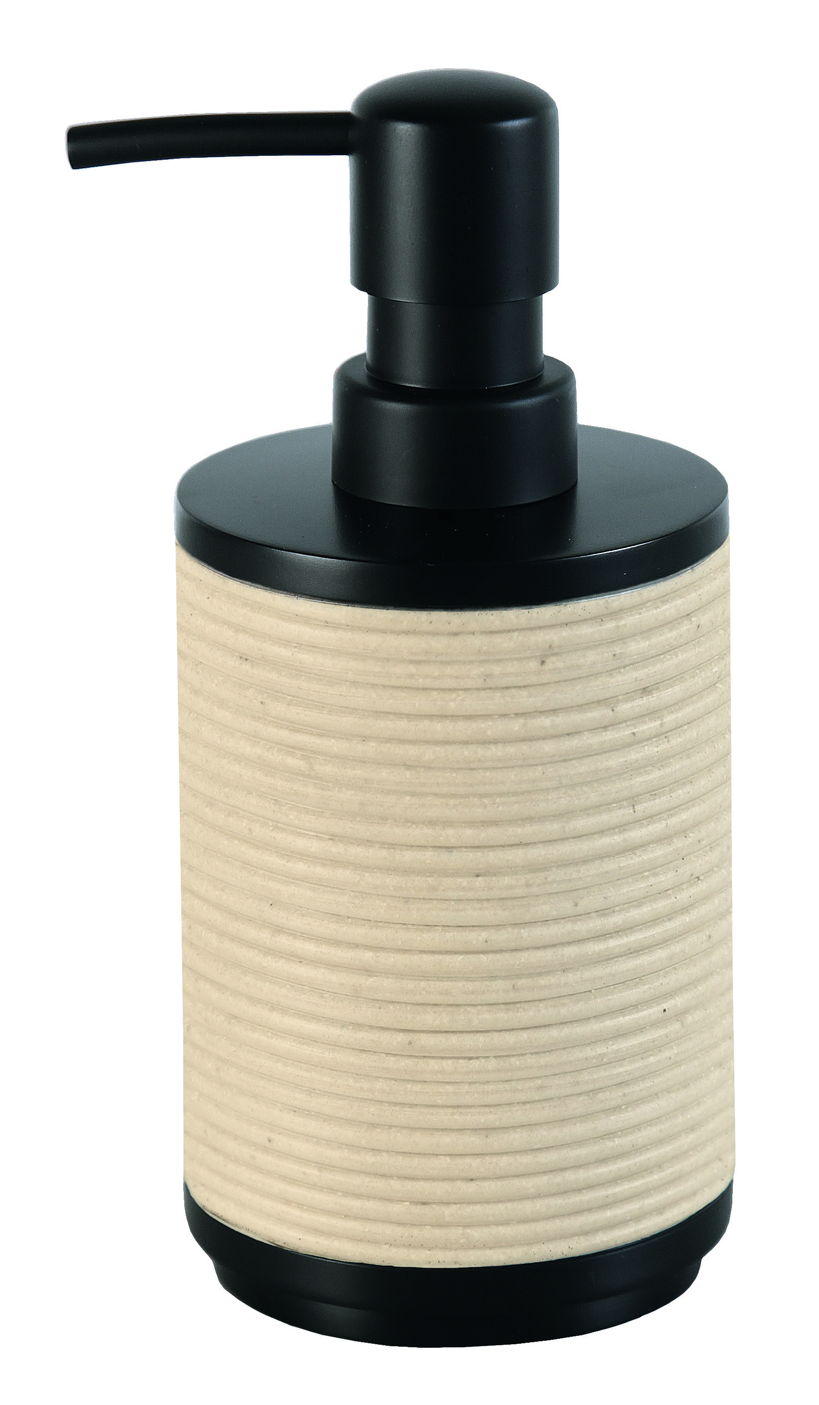 Kleine Wolke Runa Seifenspender 350 ml schwarz-beige 8087202854