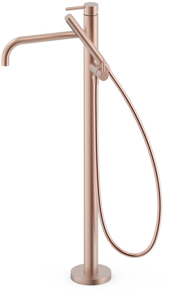 Tres Study Exclusive Badewannen- und Duscharmatur freistehend gold 26247005OPM