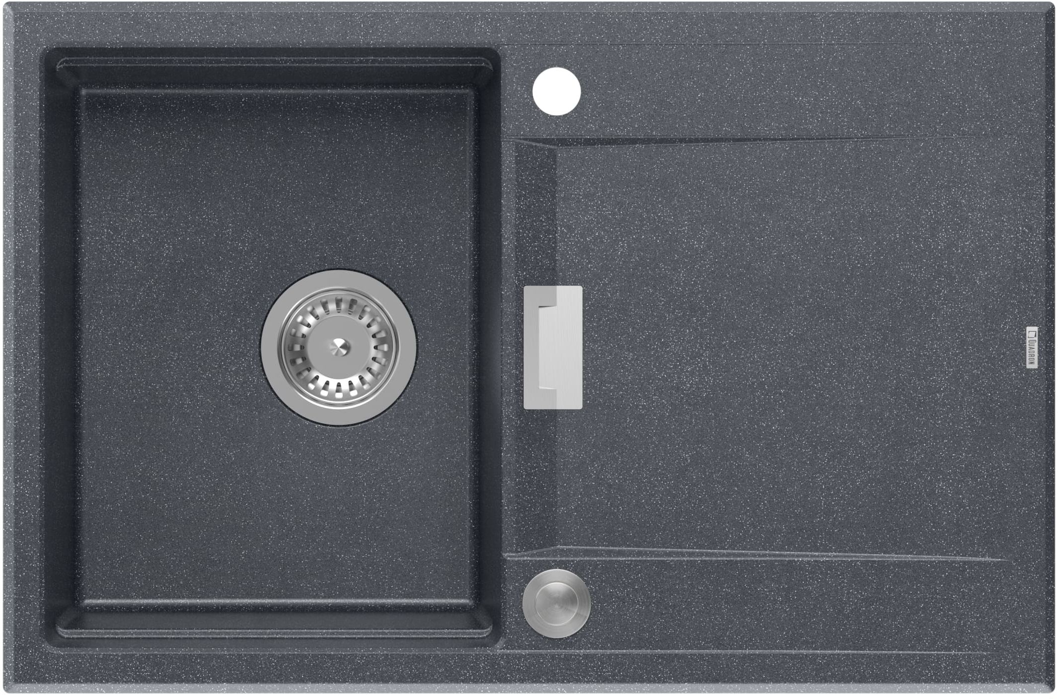 Quadron Owen GraniteQ-Spüle 76x50 cm schwarz HQO7650U8_BS