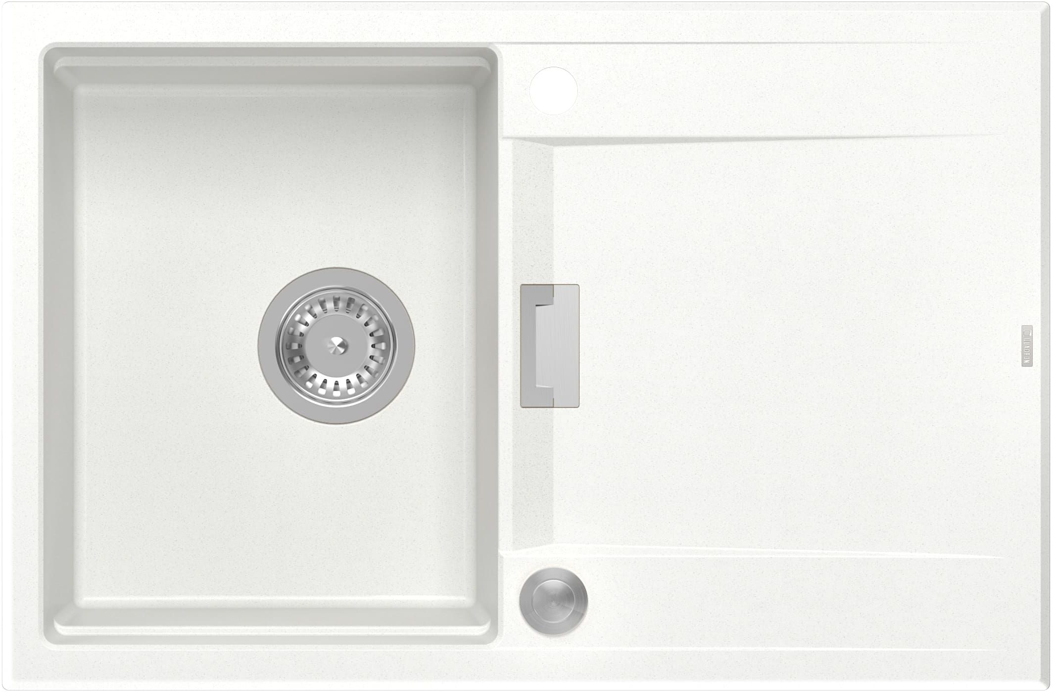 Quadron Owen GraniteQ-Spüle 76x50 cm weiß HQO7650U1_BS