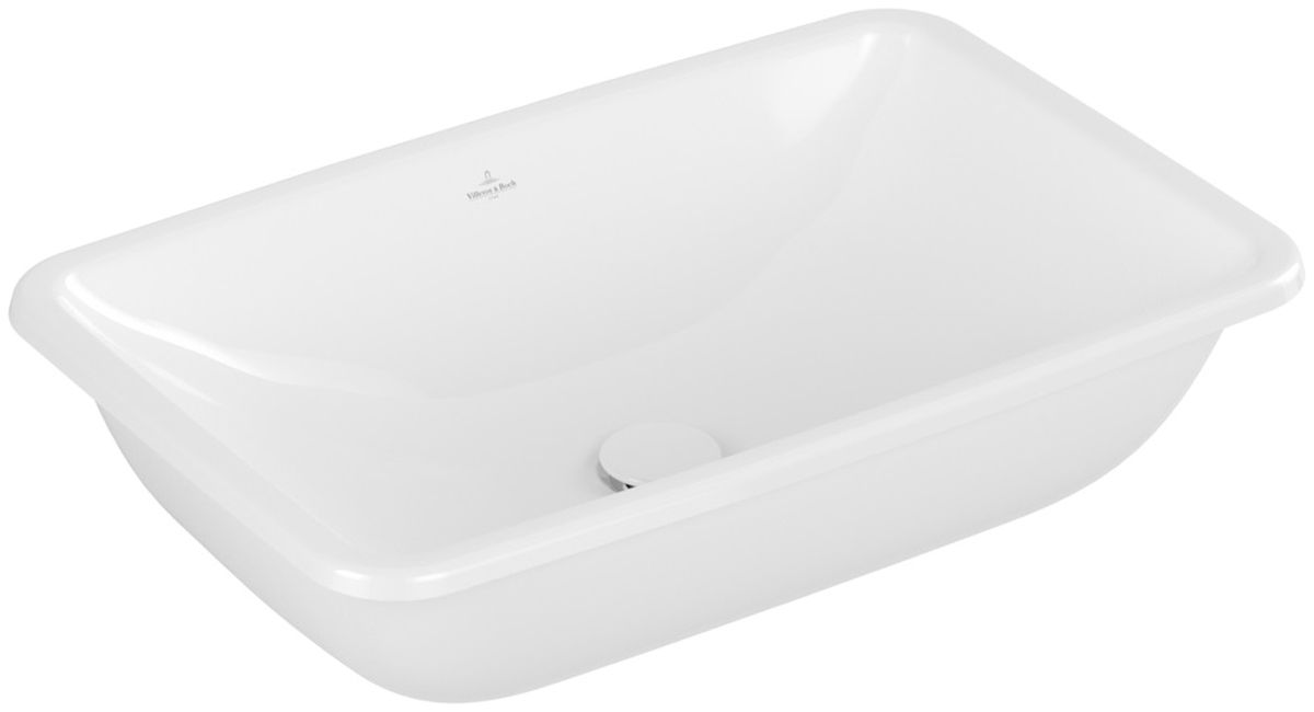 Villeroy & Boch Loop & Friends Waschbecken 61.5x38 cm rechteckig Unterbauwaschbecken weiß 4A580101