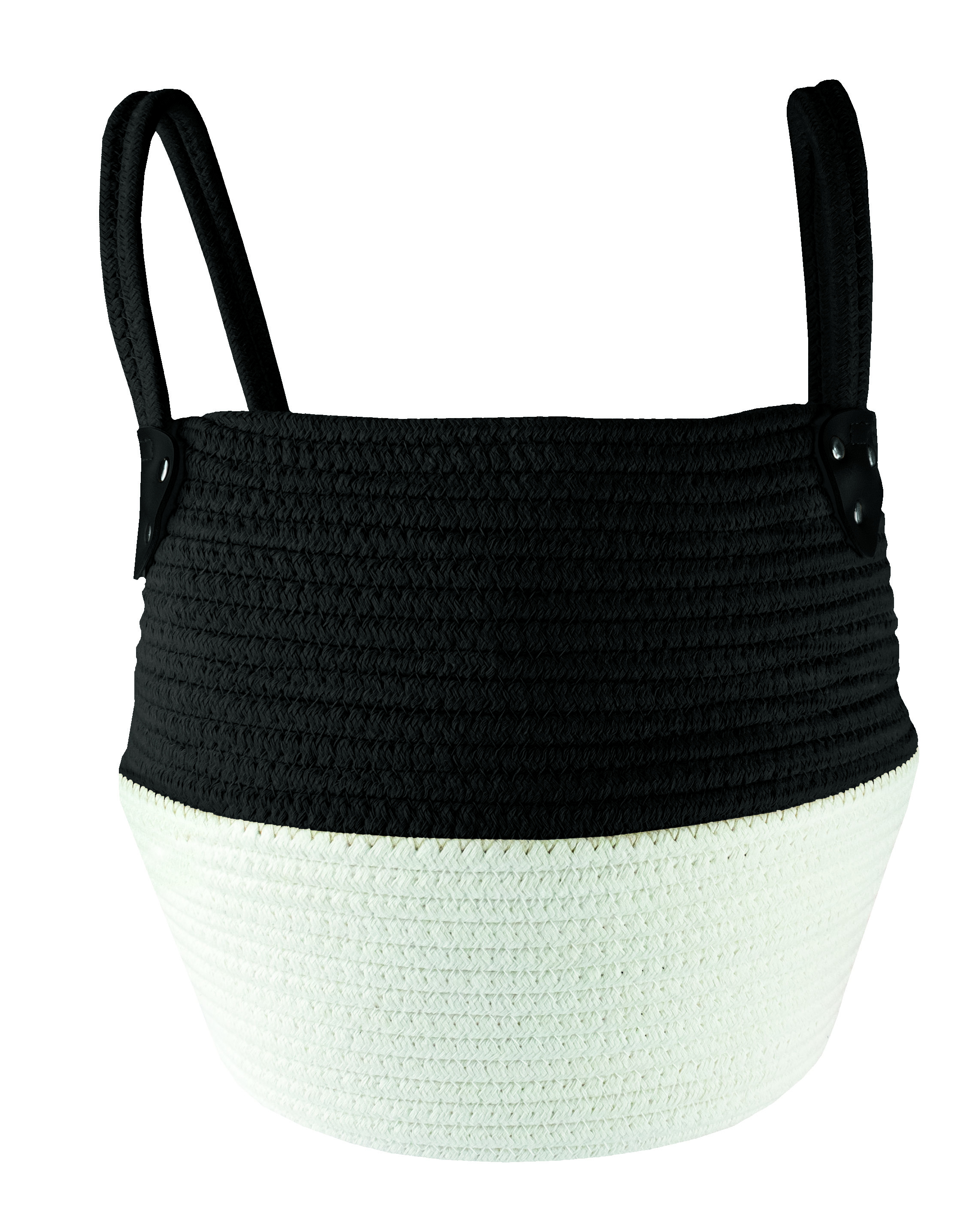 Kleine Wolke Patch Badezimmerkorb weiß-schwarz 8649926062