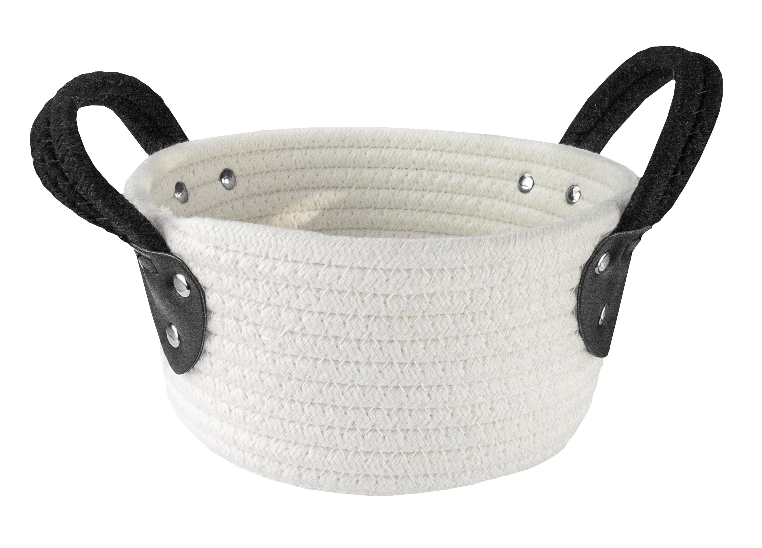 Kleine Wolke Patch Badezimmerkorb weiß-schwarz 8649926059