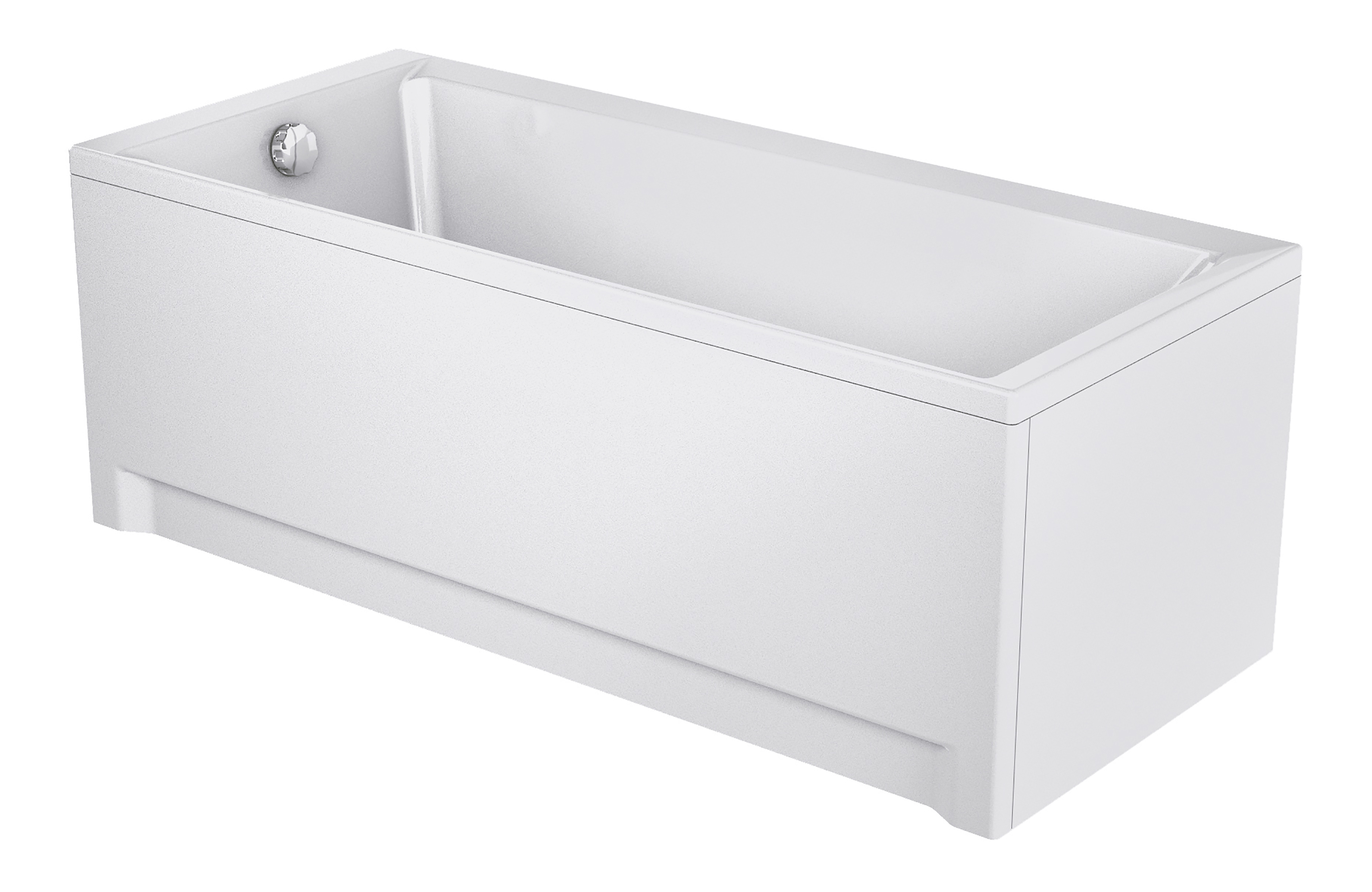 Cersanit Balinea Rechteckige Badewanne 160x70 cm weiß S301-143