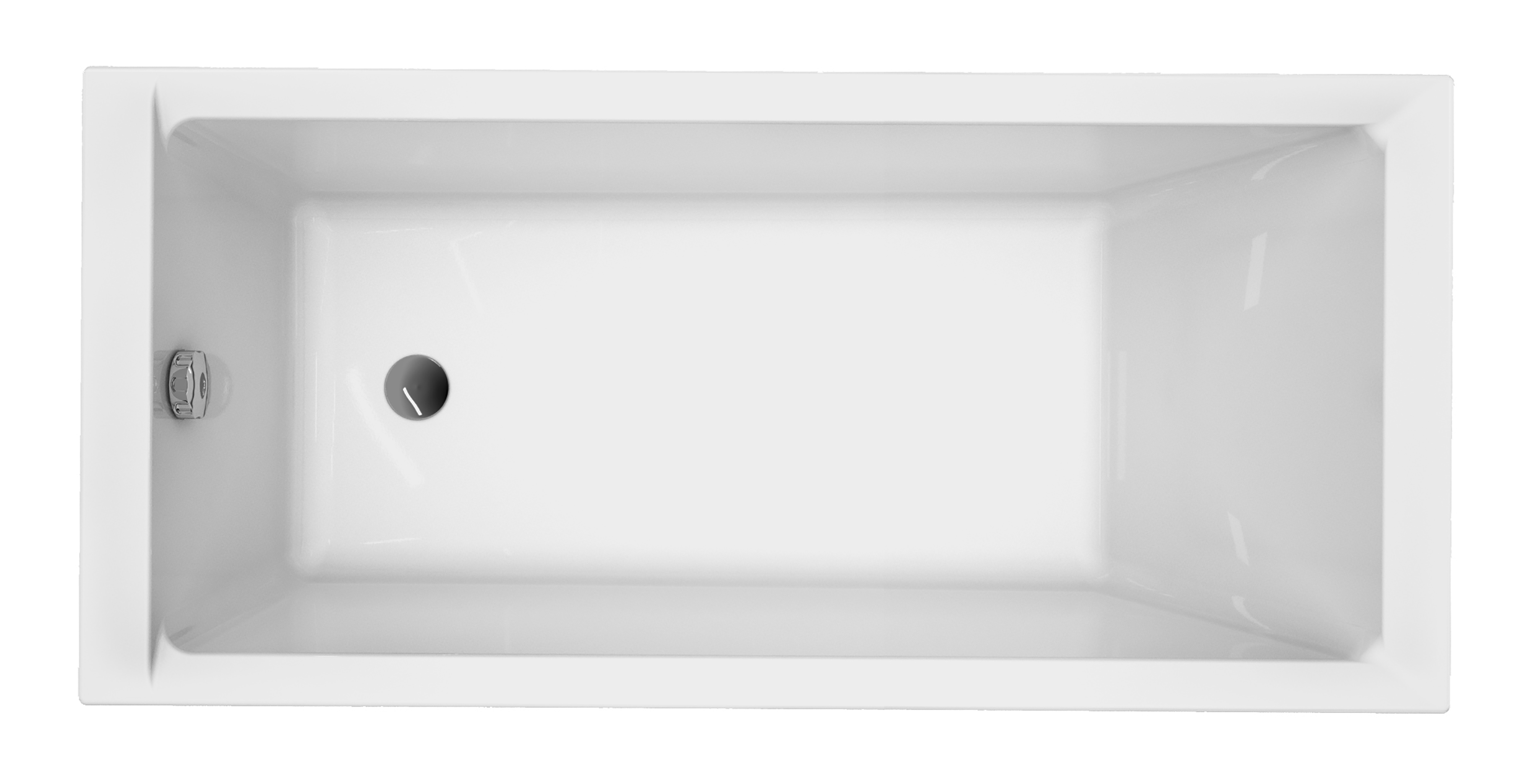 Cersanit Balinea Rechteckige Badewanne 150x70 cm weiß S301-142