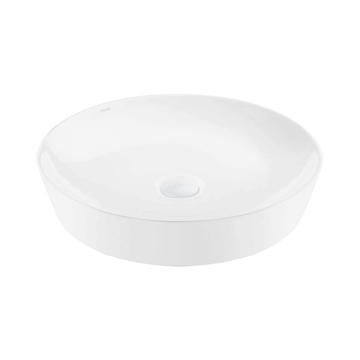 Ksuro 105 Waschbecken 49x49 cm rund Aufsatzwaschbecken weiß 20811000