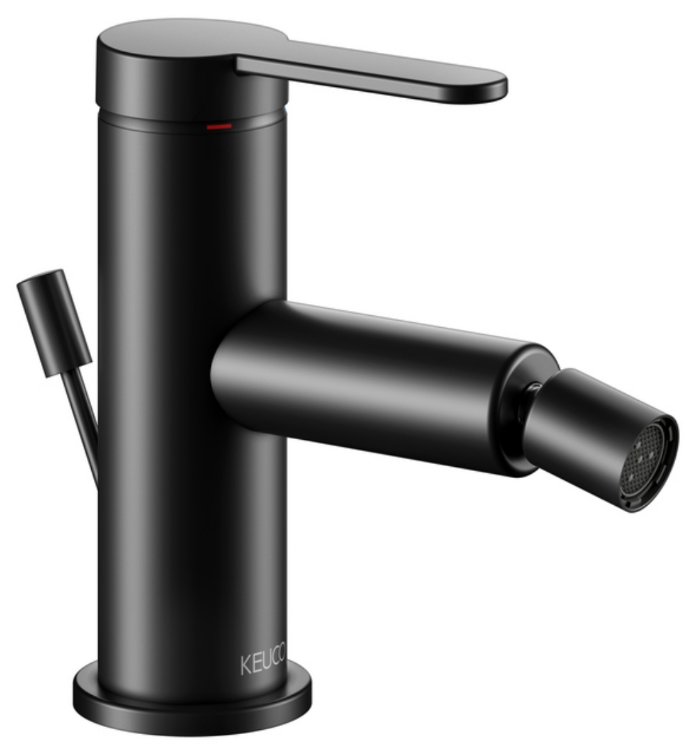 Keuco IXMO Flat Bidet-Wasserhahn stehend schwarz 59509373000