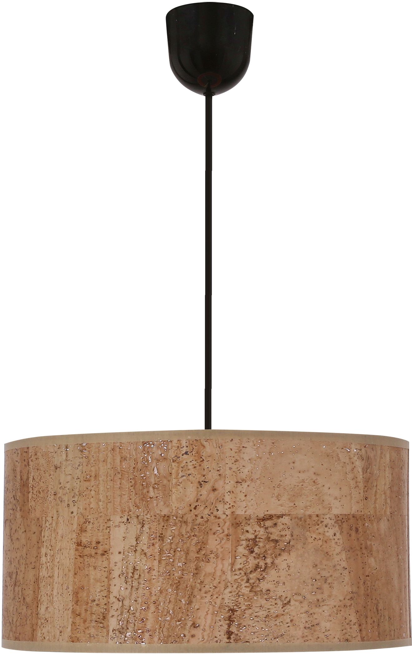 Candellux Ecoline Pendelleuchte 1x60 W schwarz-beige 31-18519