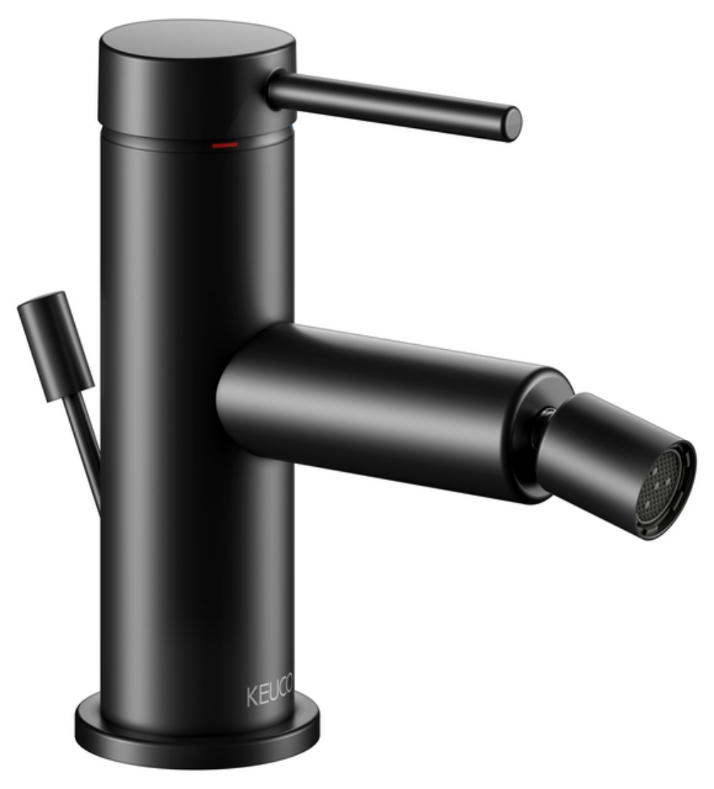 Keuco IXMO Soft Bidet-Wasserhahn stehend schwarz 59509372000