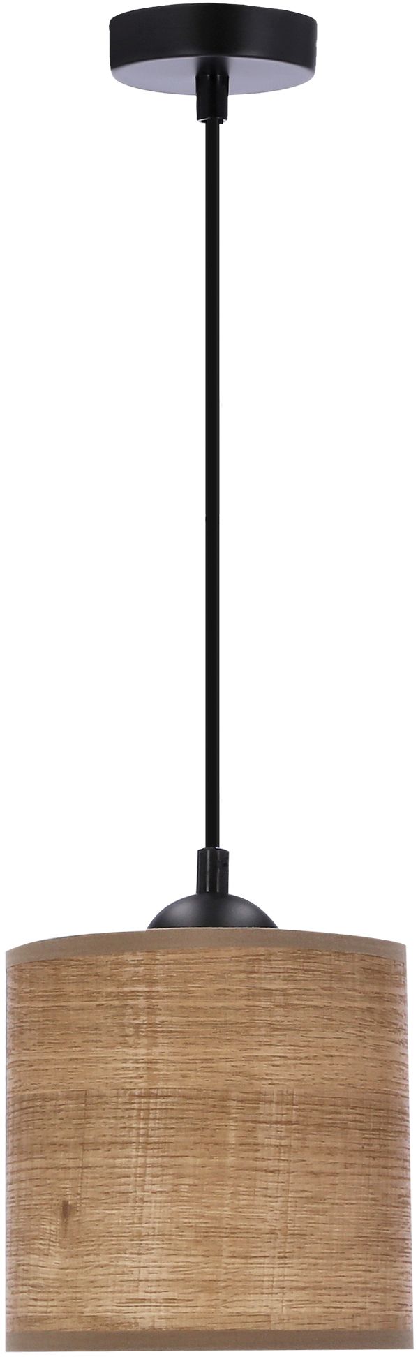 Candellux Legno Pendelleuchte 1x40 W schwarz-beige 31-18311