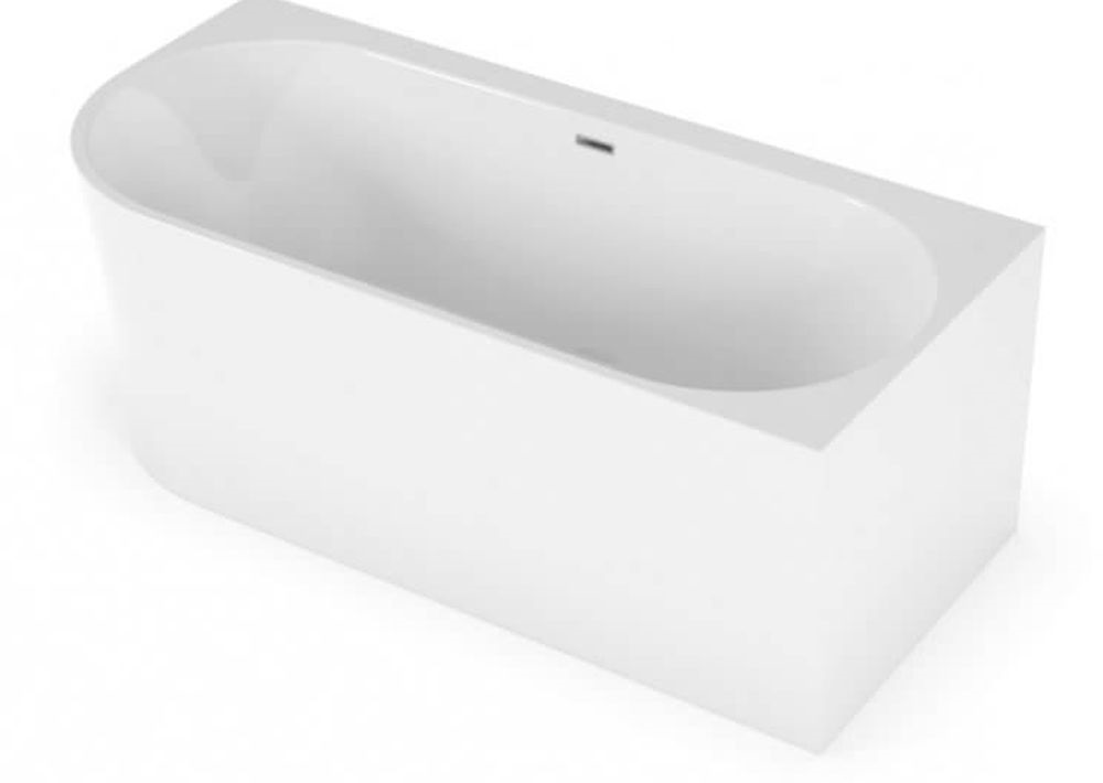Polimat Sola Eckbadewanne 160x75 cm weiß 00070