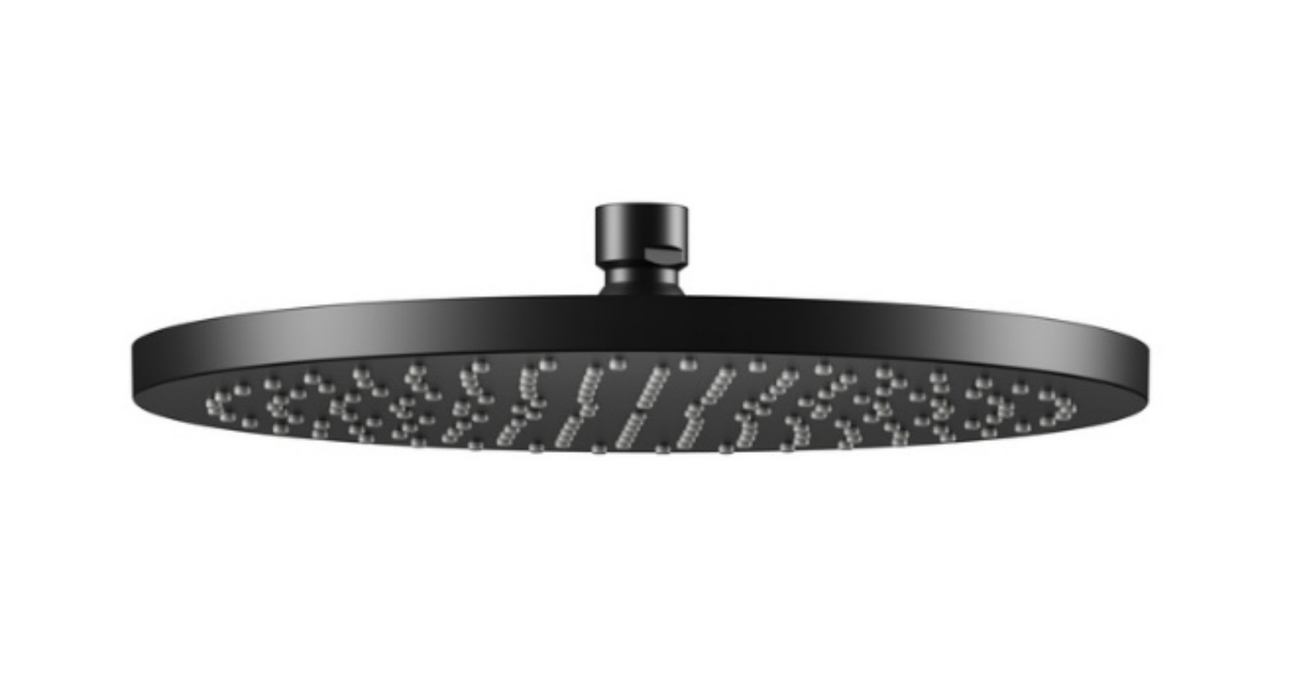 Keuco Kopfbrause 25x25 cm rund schwarz 59886370201