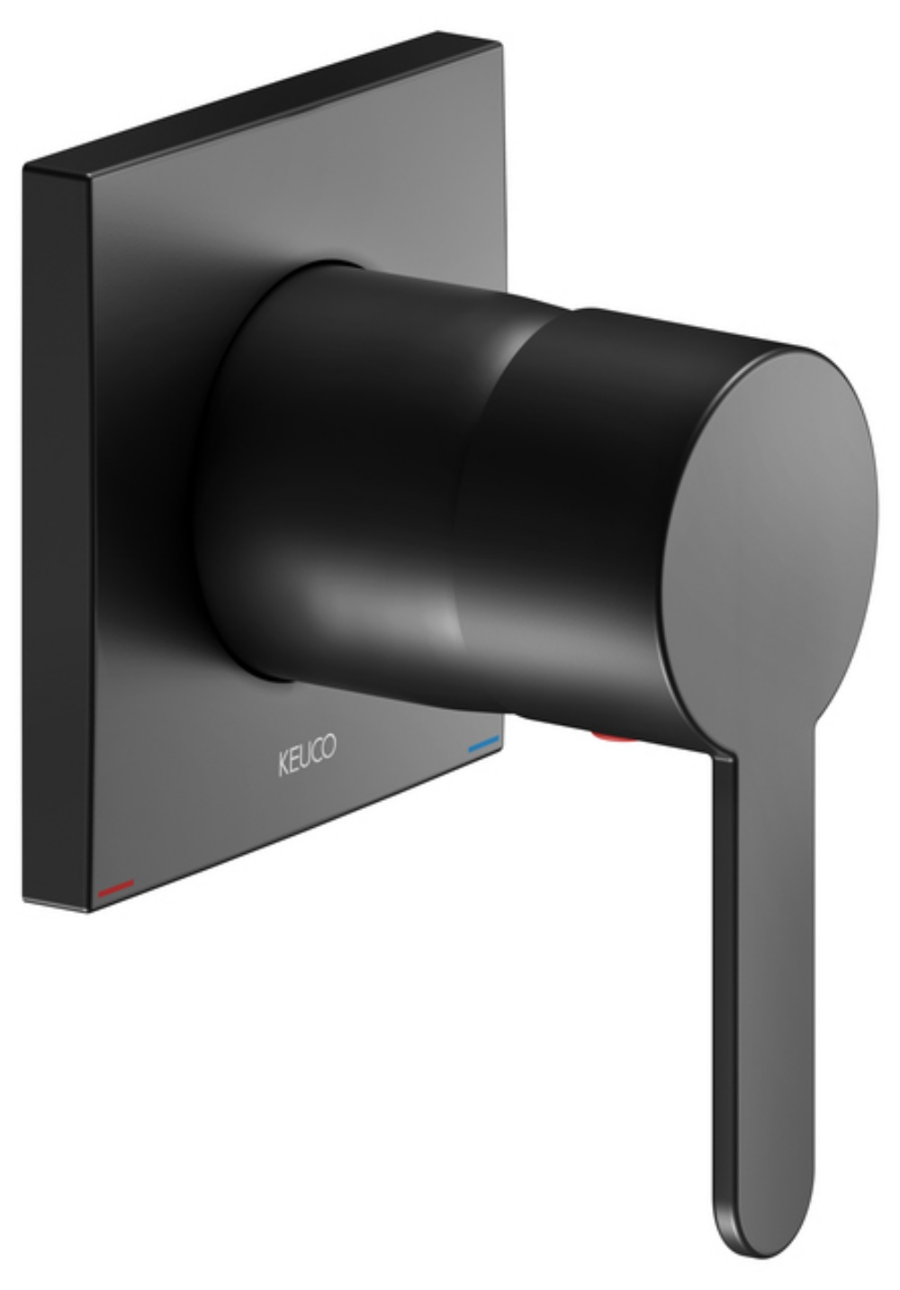 Keuco IXMO Flat Duschbatterie Unterputz schwarz 59551370302