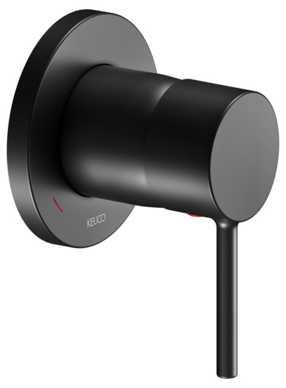 Keuco IXMO Soft Duschbatterie Unterputz schwarz 59551370201
