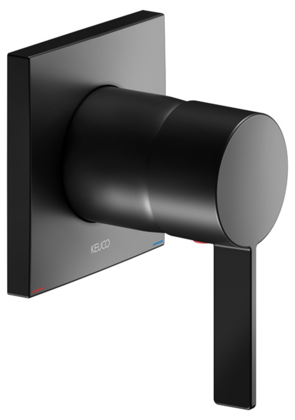Keuco IXMO Pure Duschbatterie Unterputz schwarz 59551379502