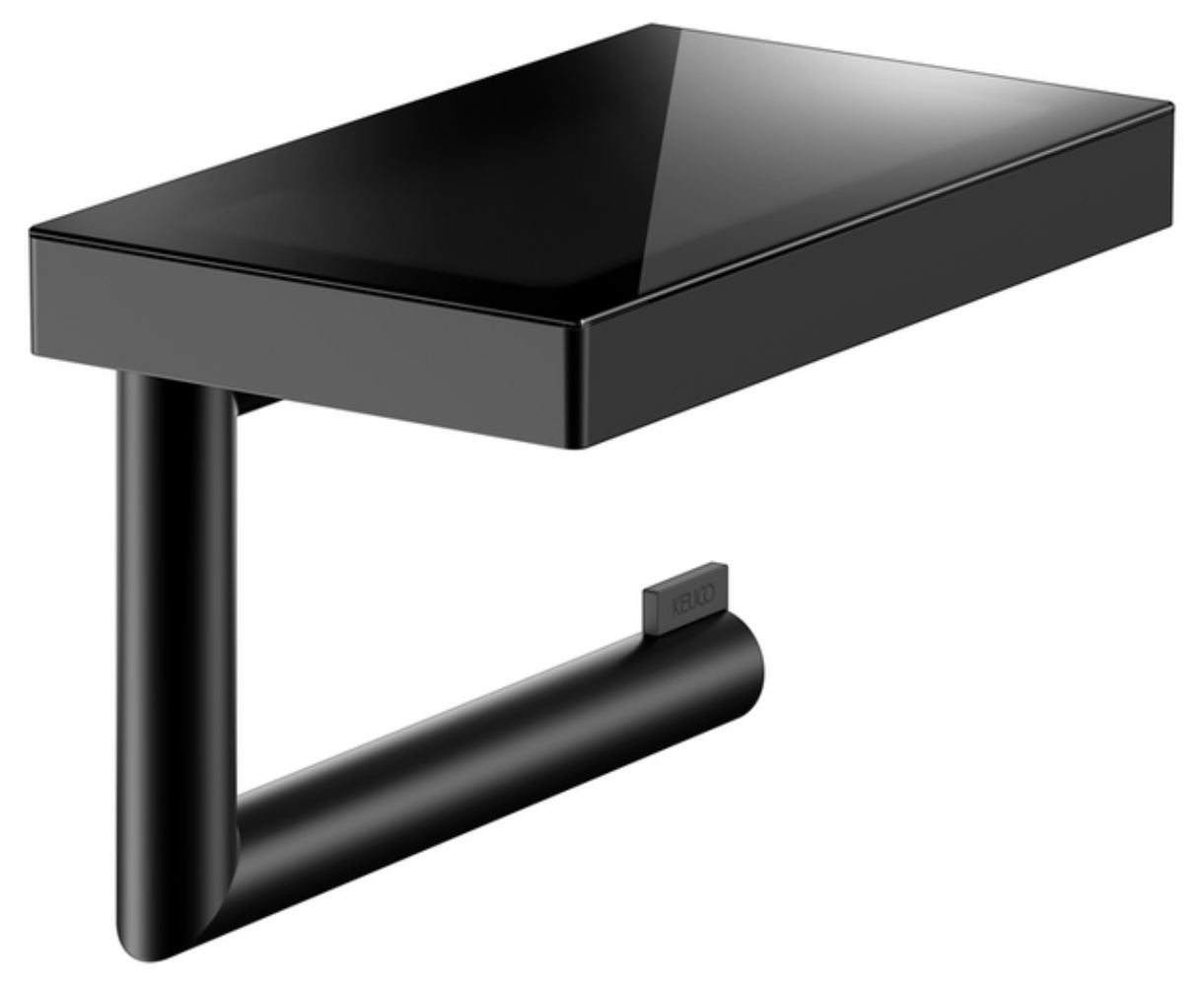 Keuco Reva Klopapierhalterung schwarz 12873379000