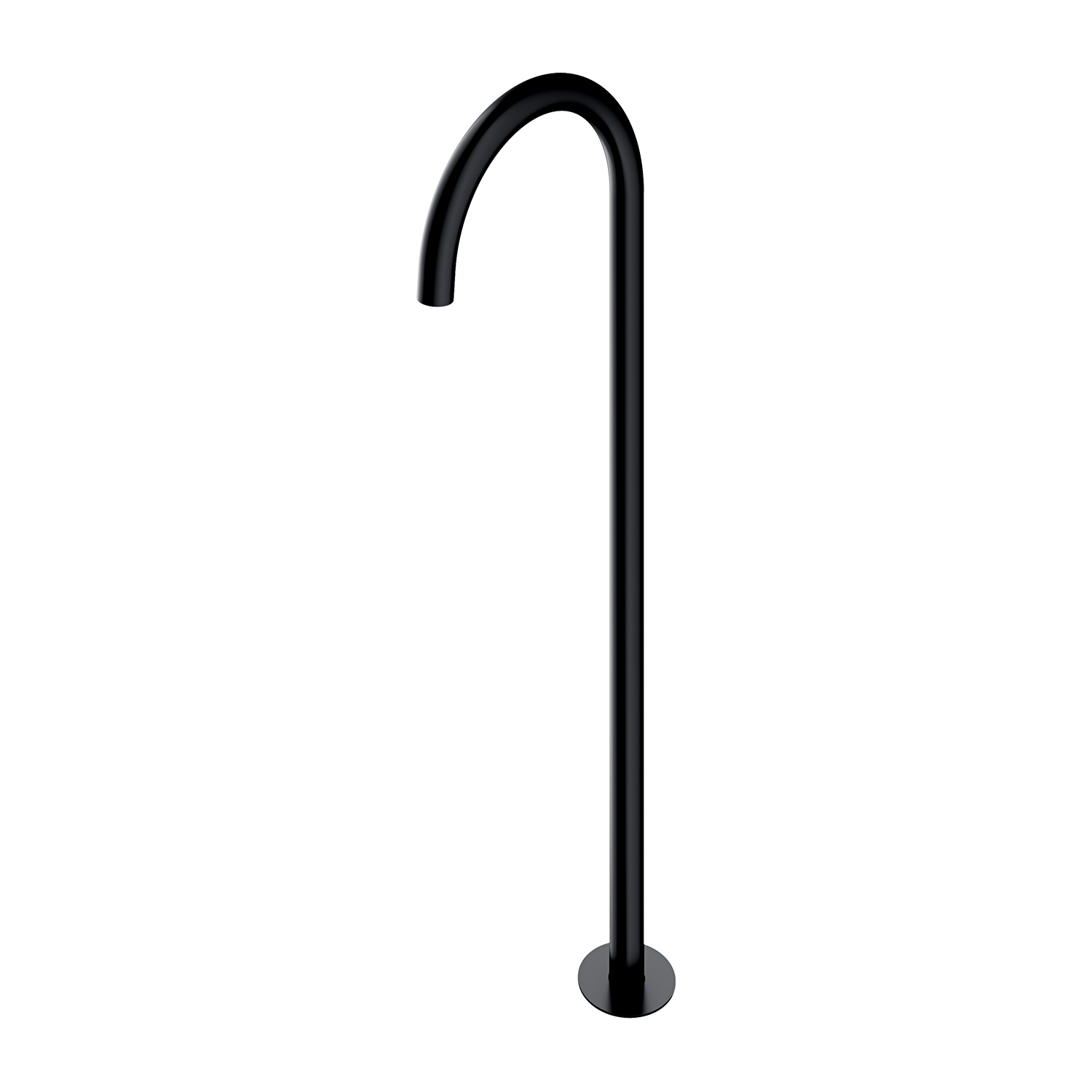 Omnires Y Auslauf für Badewannenarmatur für Badewanne schwarz WWYBL