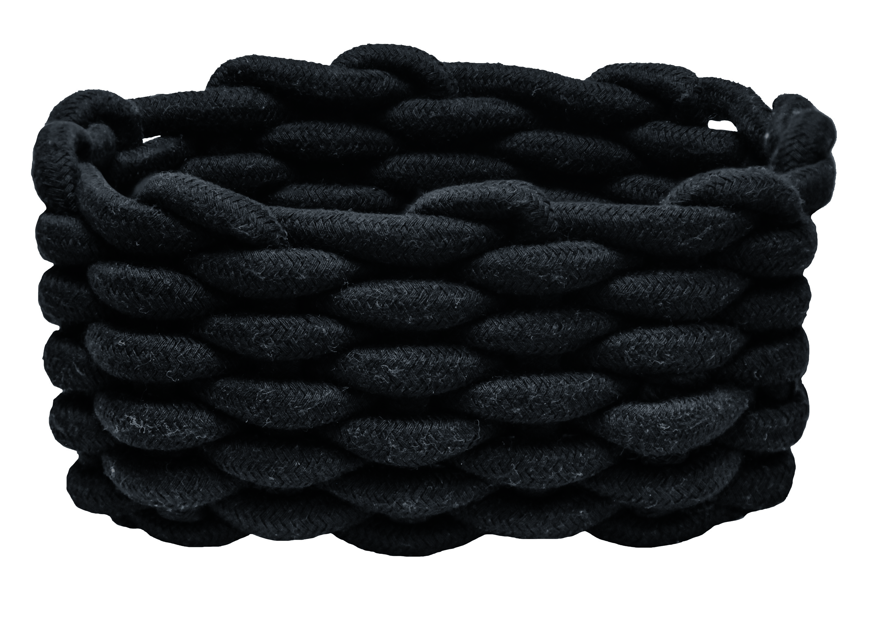 Kleine Wolke Fellone Badezimmerkorb schwarz 8605926060