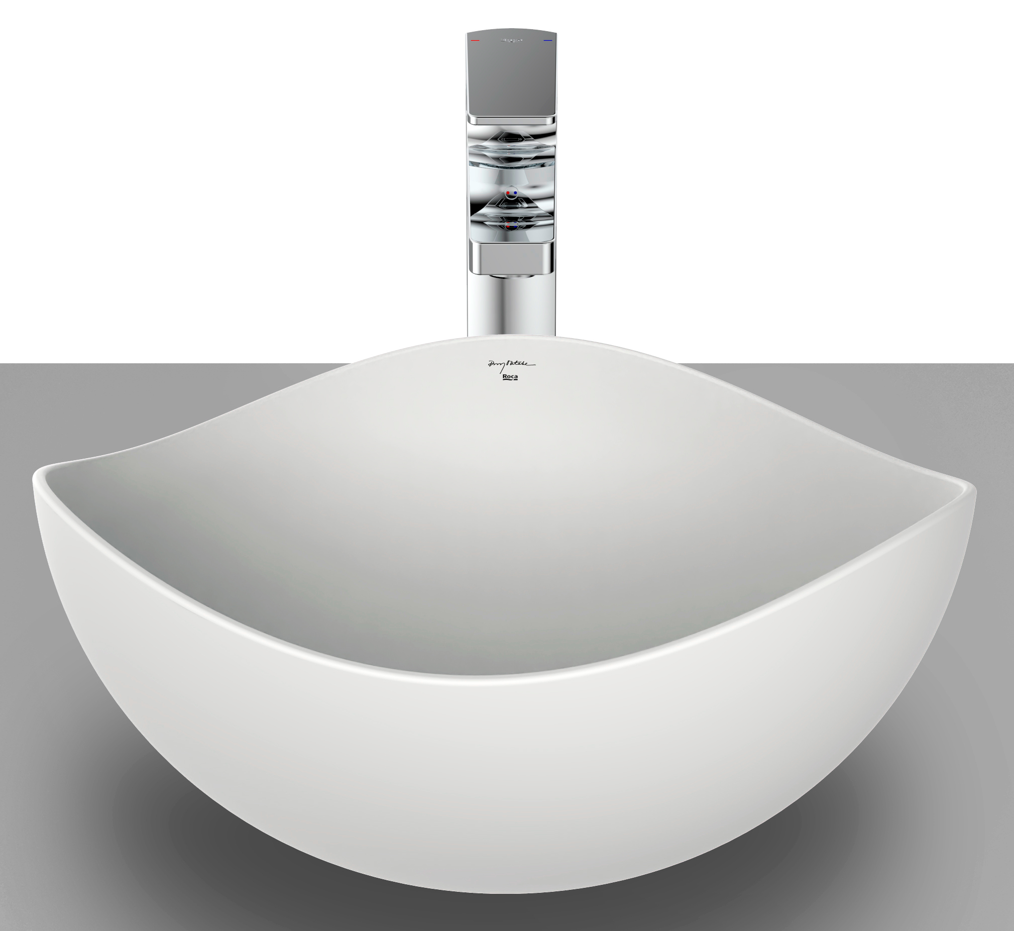 Roca Ohtake Waschbecken 38x38 cm Aufsatzwaschbecken A327A15630