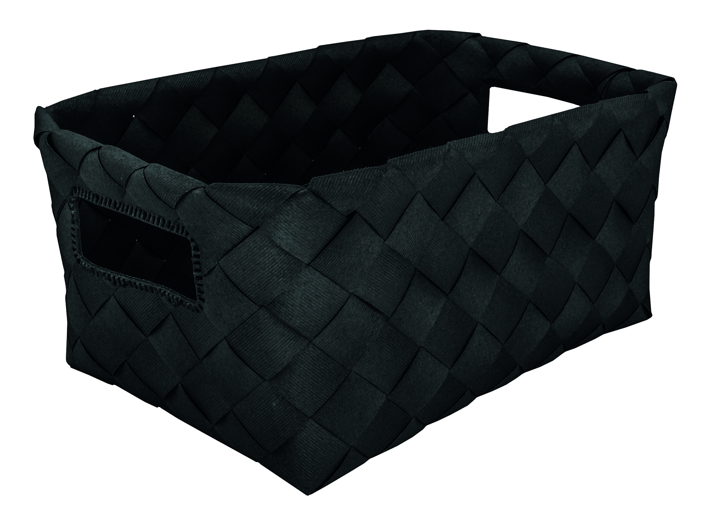 Kleine Wolke Aspera Badezimmerkorb schwarz 8651926060