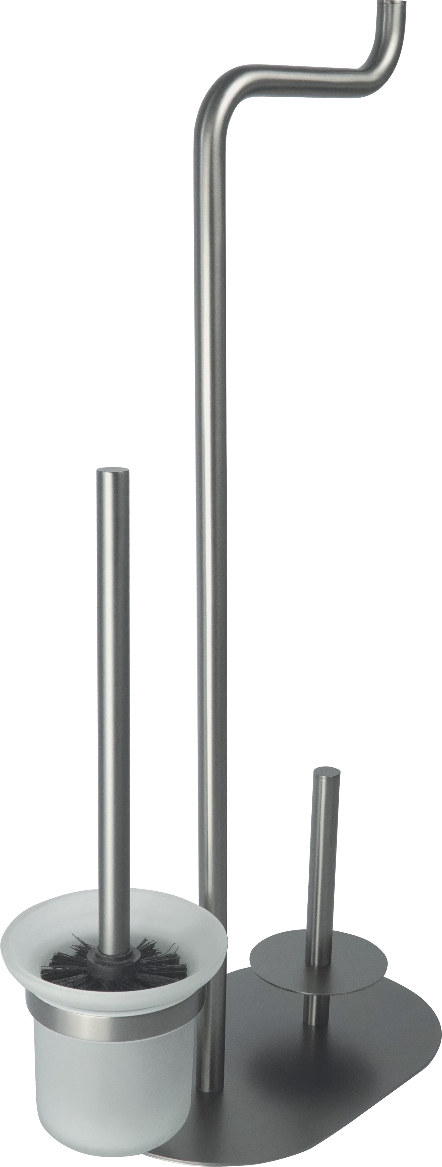 Deante Silia Stehen Sie mit einer Toilettenbürste graphit ADID732