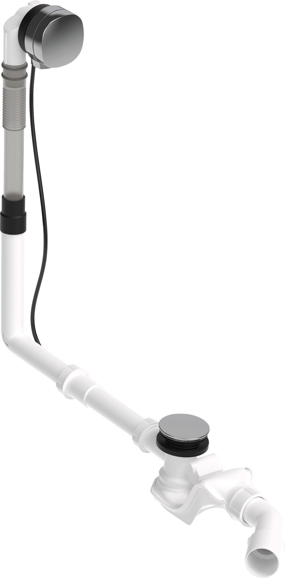 Duravit Quadroval Badewannensiphon chrom 792217000001000