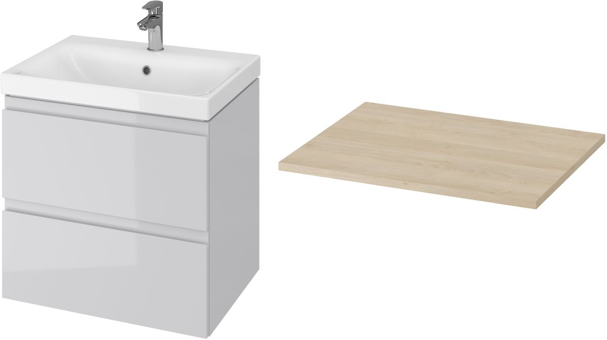 Set Kabinett Cersanit Moduo S929-009, Arbeitsplatte Cersanit Moduo S590-022