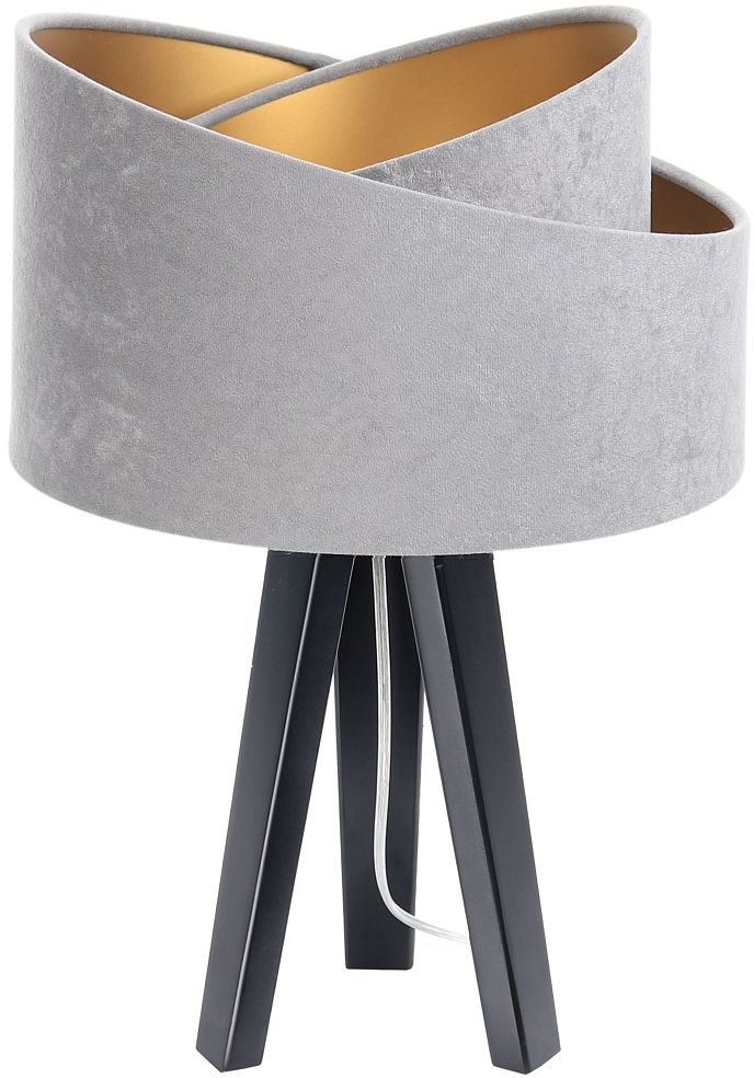 BPS Koncept Galaxy Tischlampe 1x60 W schwarz-gold-grau 060S-014CZ