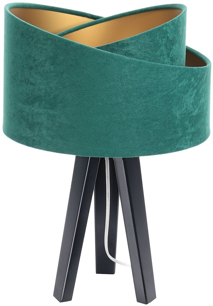 BPS Koncept Galaxy Tischlampe 1x60 W schwarz-grün-gold 060S-003CZ