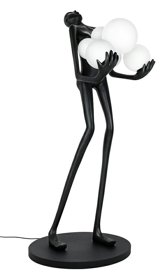 Moosee Human Stehlampe 6x30 W weiß-schwarz MSE010100326