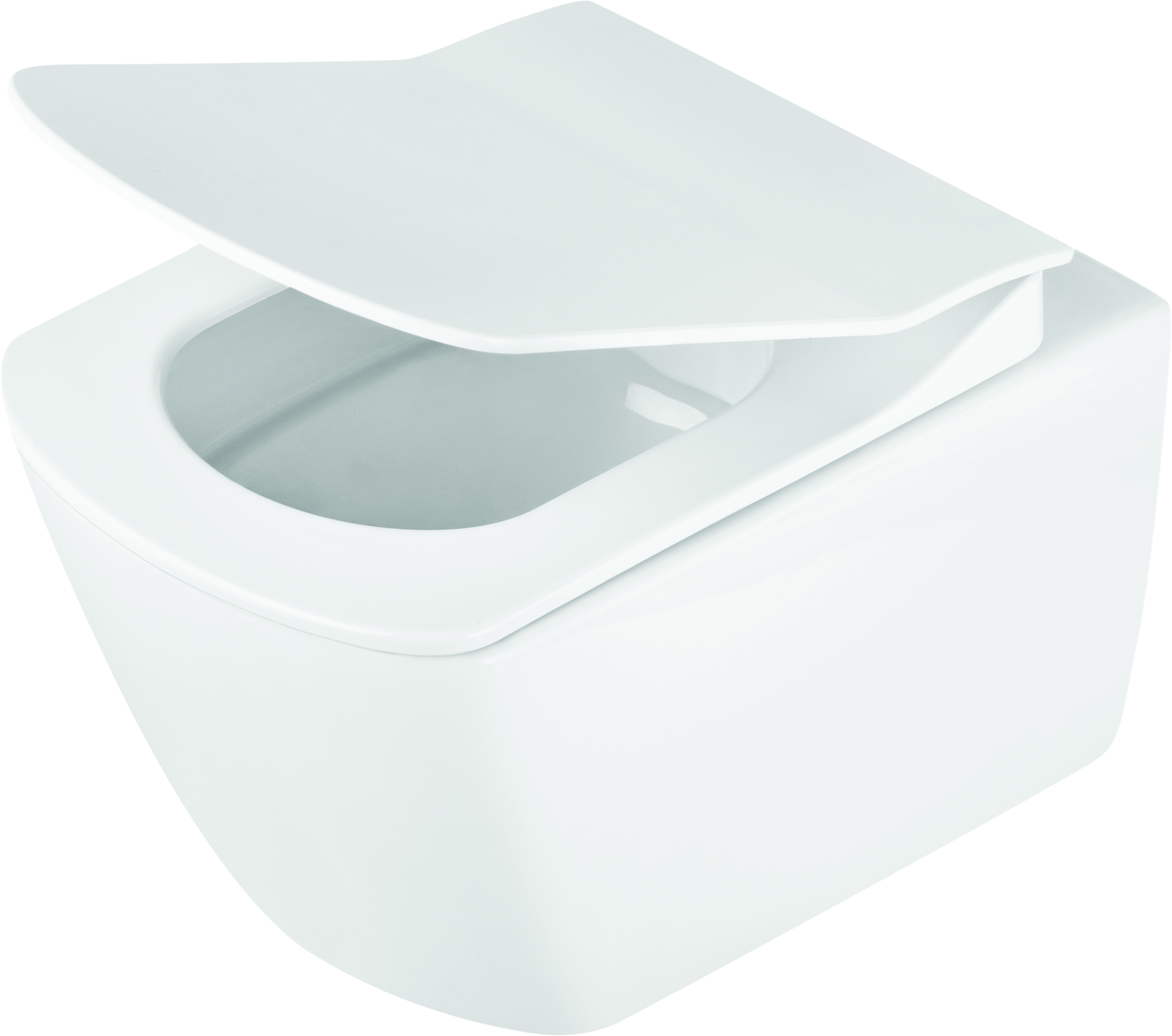 Deante Anemon WC-Becken mit Absenkautomatik-Sitz hängend Spülrandlos weiß CDZD6ZPW