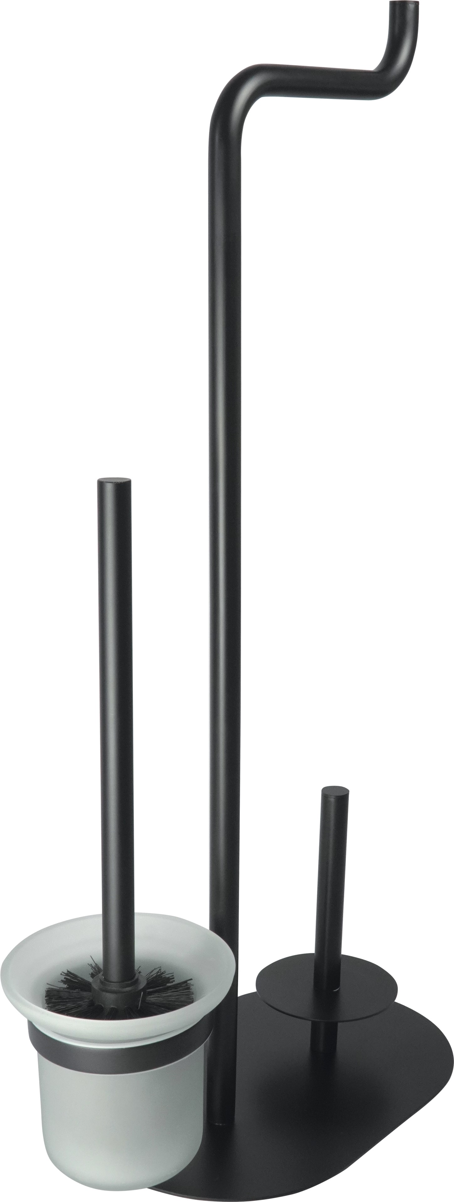 Deante Silia Stehen Sie mit einer Toilettenbürste schwarz ADIN732