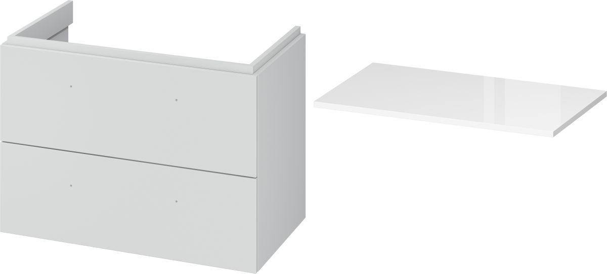 Set Kabinett Cersanit Larga S932-075, Arbeitsplatte Cersanit Larga S932-024