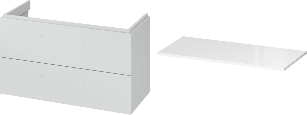 Set Kabinett Cersanit Larga S932-078, Arbeitsplatte Cersanit Larga S932-025