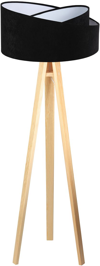 BPS Koncept Galaxy Stehlampe 1x60 W weiß-schwarz 060P-007