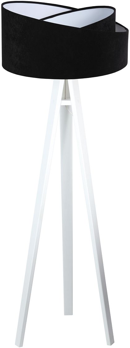 BPS Koncept Galaxy Stehlampe 1x60 W weiß-schwarz 060P-007W