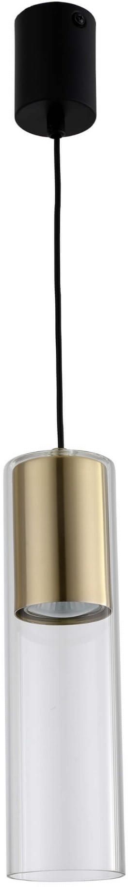 Light Prestige Manacor Pendelleuchte 1x50 W transparent-gold LP-232/1PGD