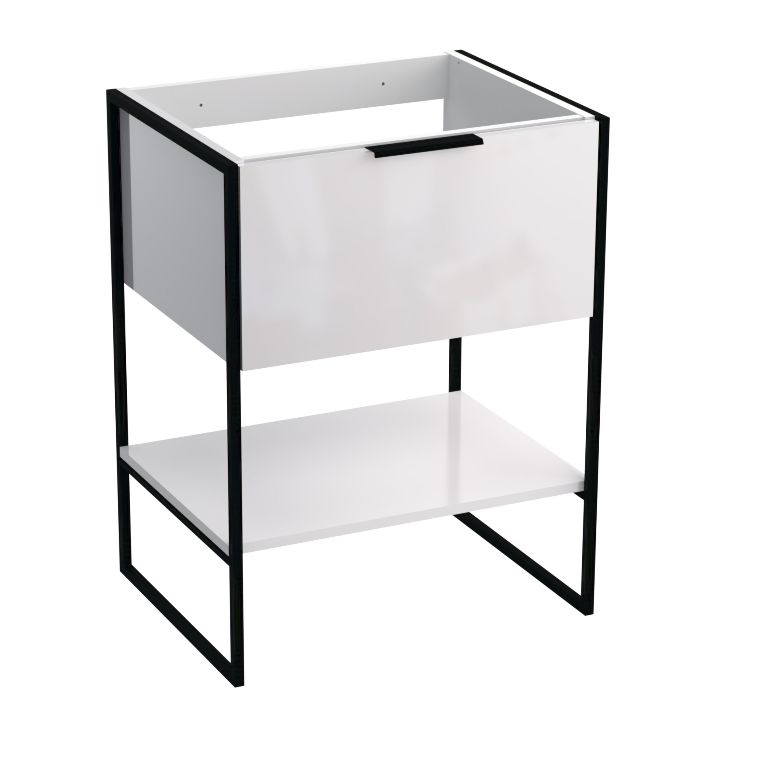 Strama Kobe Kabinett 59.5x46x78 cm Unterschrank stehend weiß 13.100.00