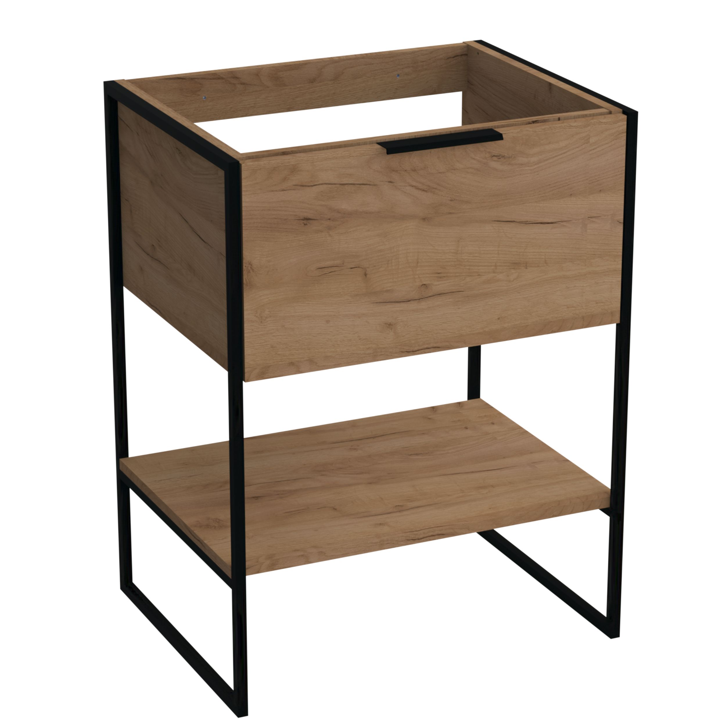 Strama Kobe Kabinett 59.5x46x78 cm Unterschrank stehend eiche-gold 13.100.25