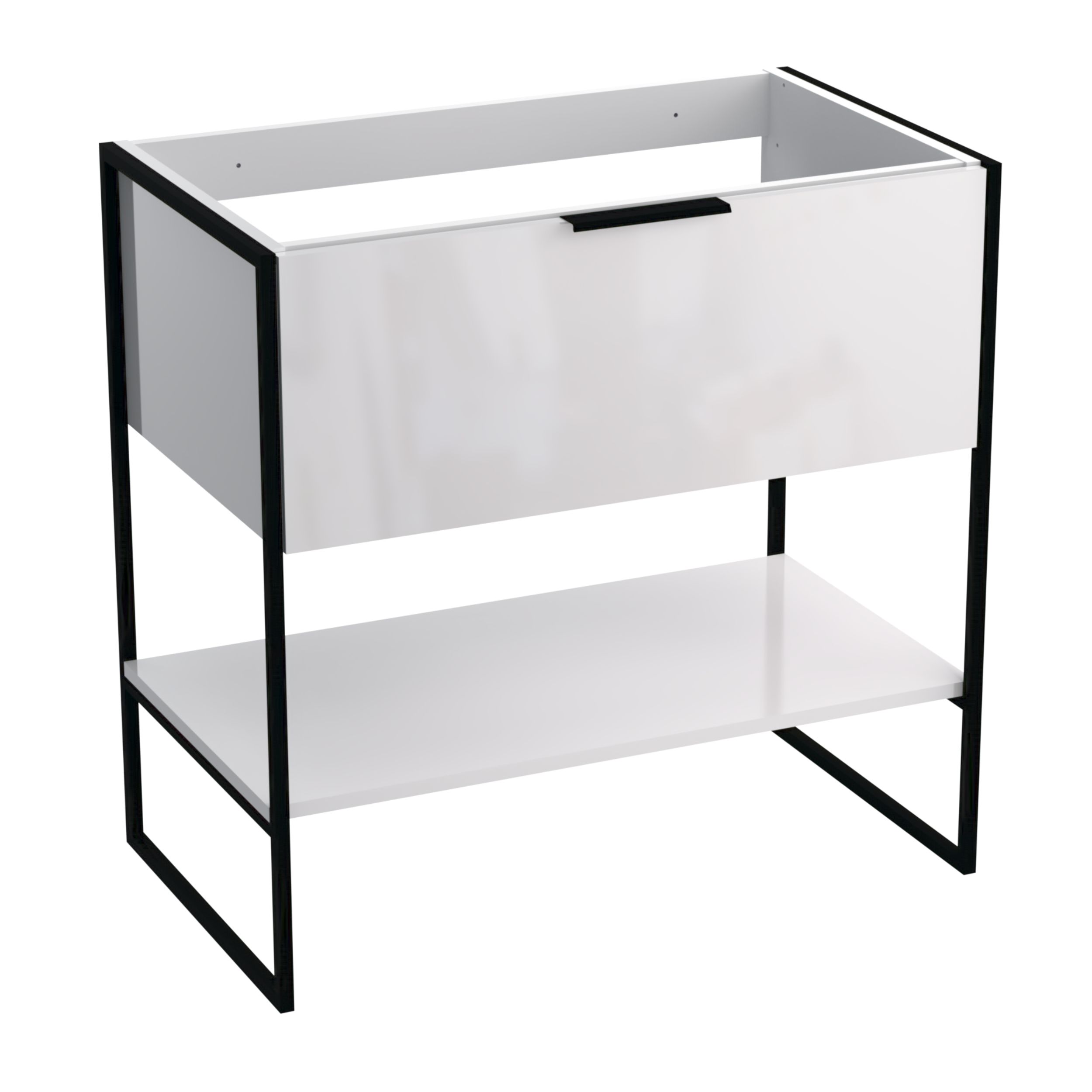 Strama Kobe Kabinett 79.5x46x78 cm Unterschrank stehend weiß 13.101.00