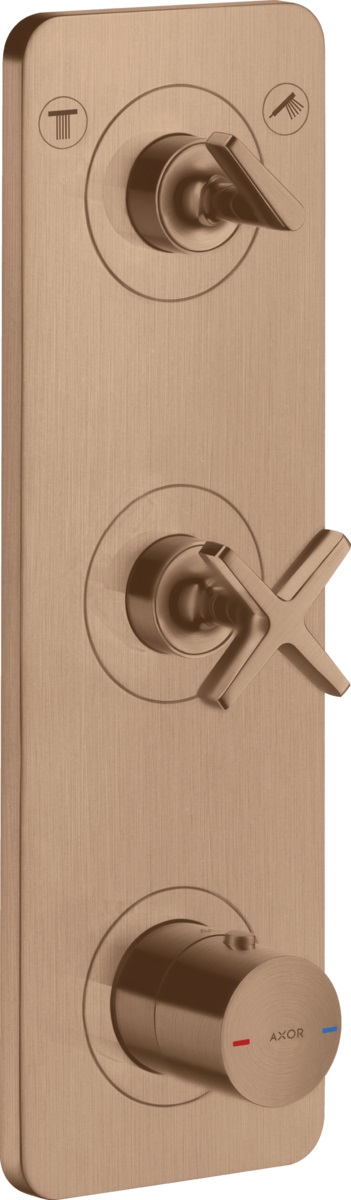 Axor Citterio E Badewannen- und Duscharmatur Unterputz mit Thermostat || 36703310