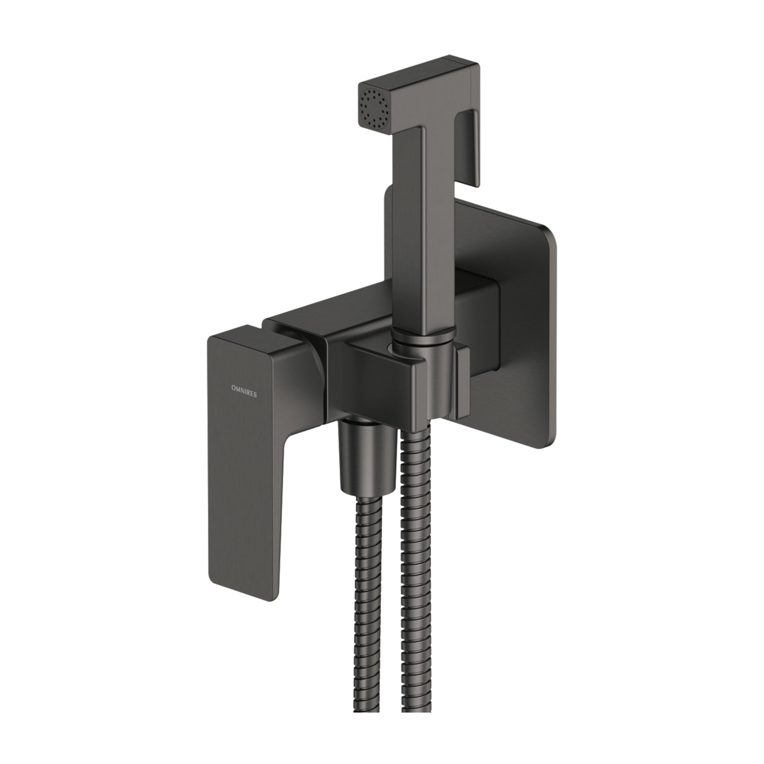 Omnires Parma Bidetarmatur mit Duschset Unterputz || SYSPMBI2GR