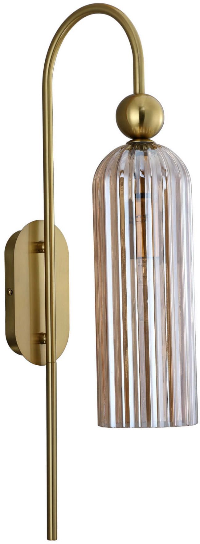 Light Prestige Piega Leuchter 1x40 W gold-bernstein LP-939/1WAMBER