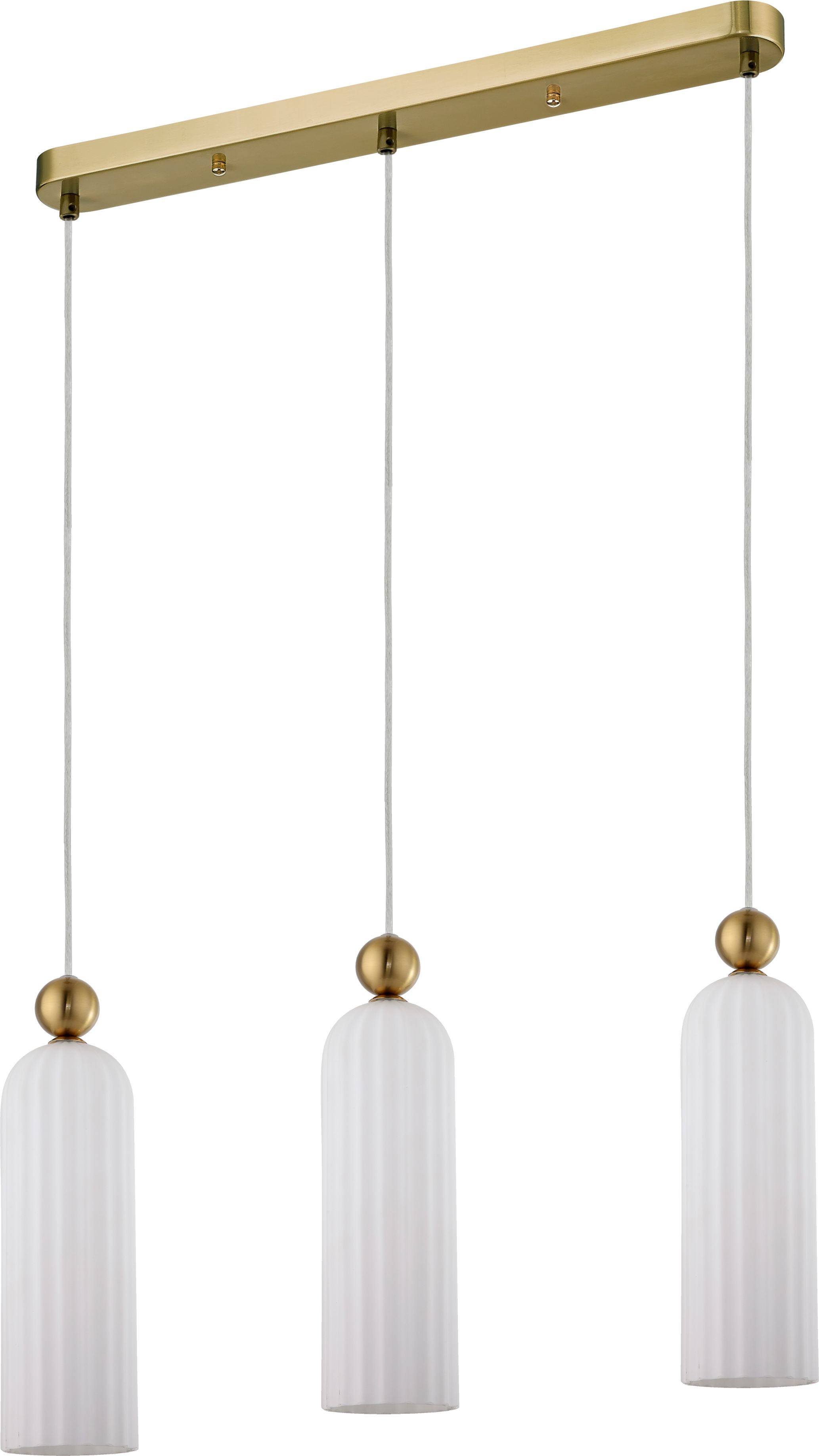 Light Prestige Piega Pendelleuchte 3x40 W weiß-gold LP-939/3LWHITE