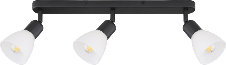 Light Prestige Malta Deckenlampe 3x40 W weiß-schwarz LP-877/3WBK